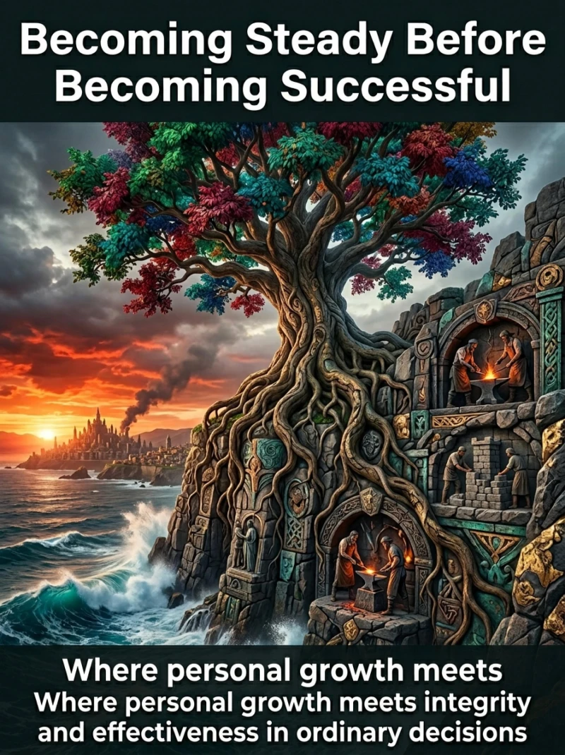 Portada: Becoming Steady Before Becoming Successful