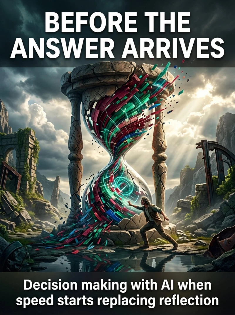 Portada: Before the Answer Arrives