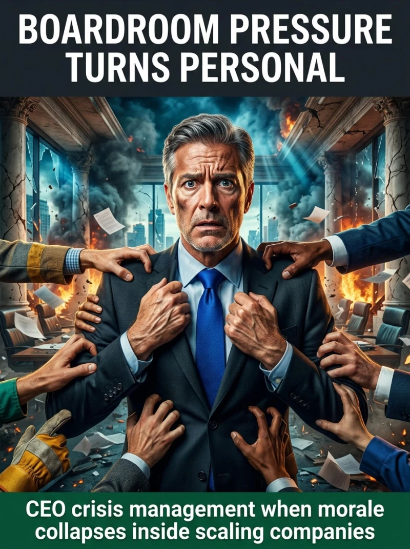 Portada: Boardroom Pressure Turns Personal