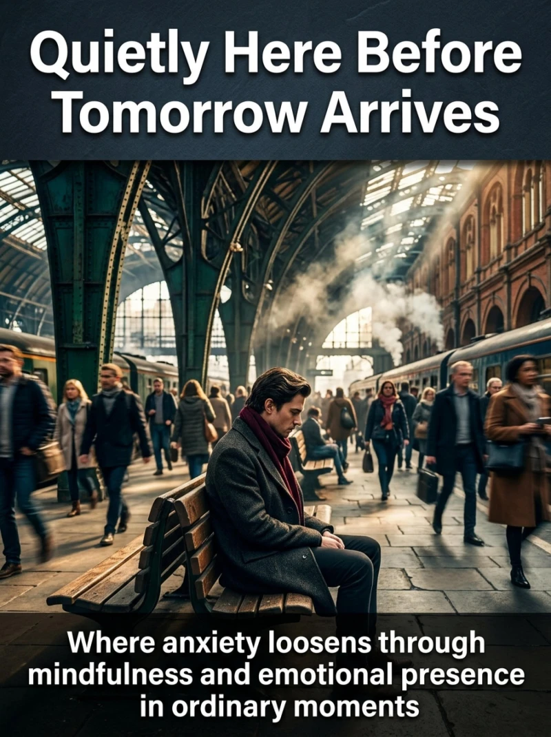 Portada: Quietly Here Before Tomorrow Arrives