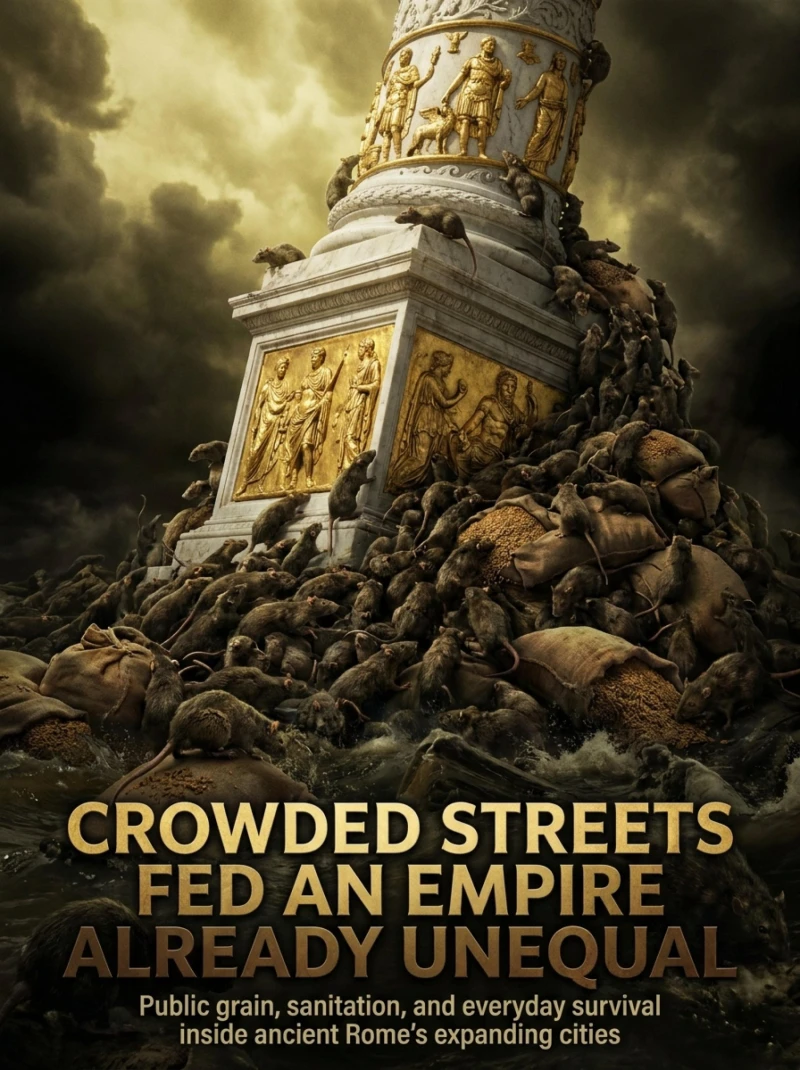 Portada: Crowded Streets Fed an Empire Already Unequal
