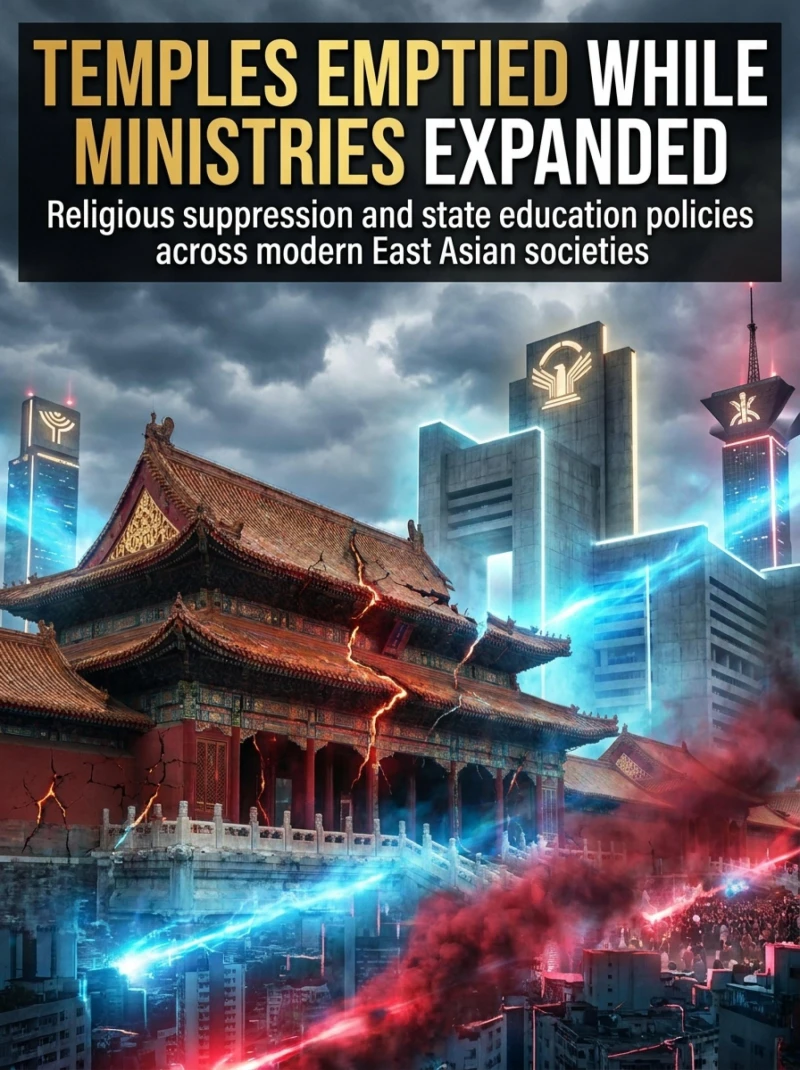 Portada: Temples Emptied While Ministries Expanded