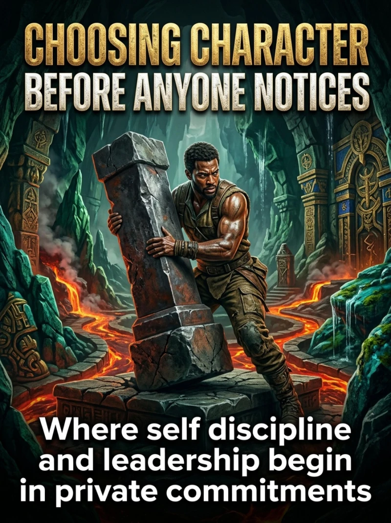 Portada: Choosing Character Before Anyone Notices