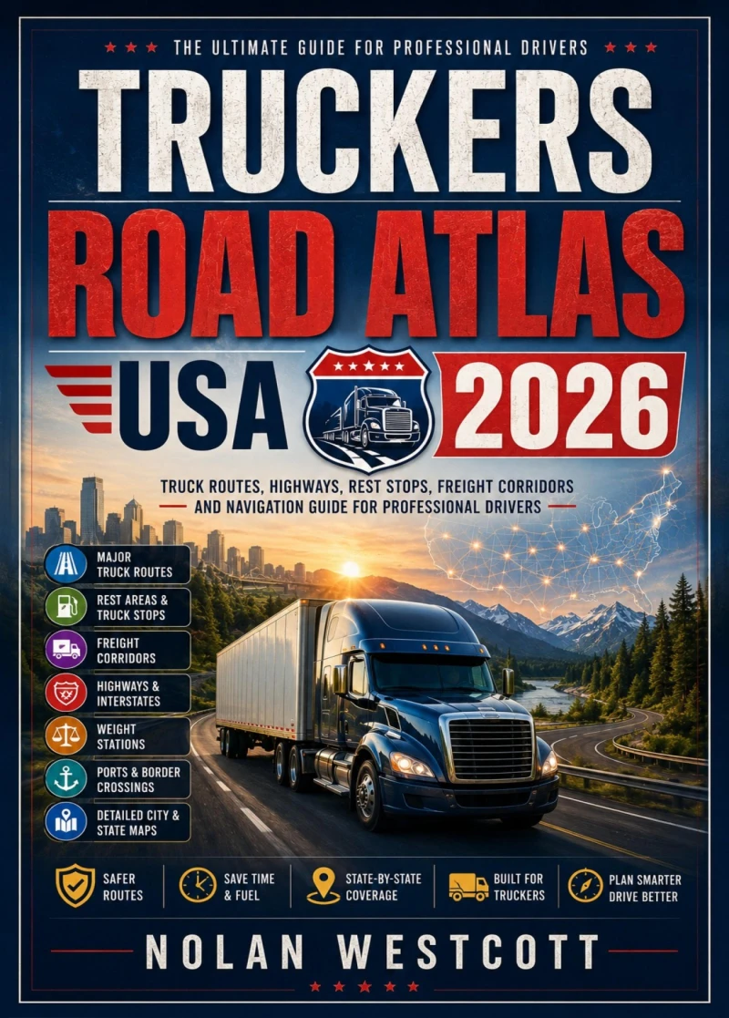 Portada: Truckers Road Atlas USA 2026