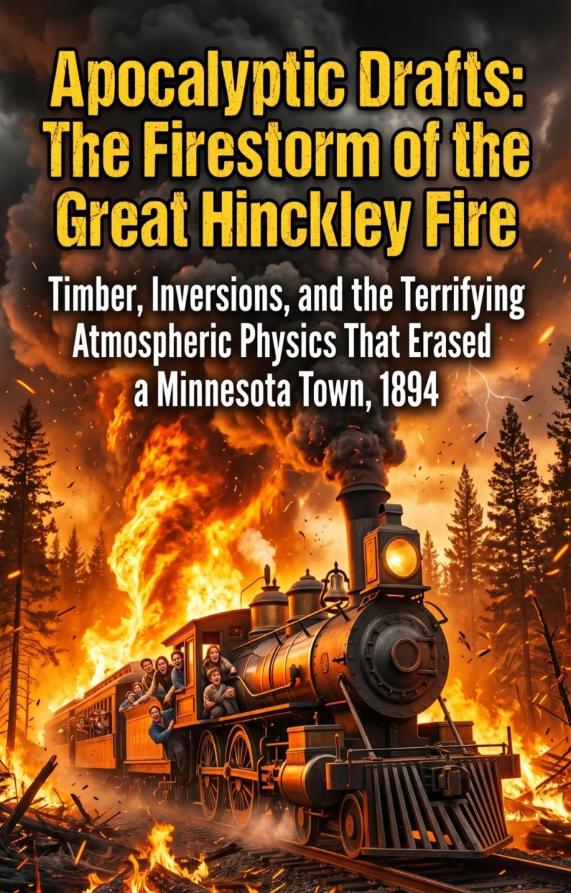 Portada: Apocalyptic Drafts: The Firestorm of the Great Hinckley Fire
