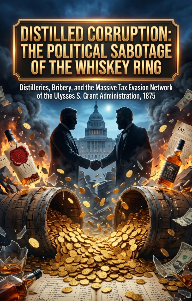 Portada: Distilled Corruption: The Political Sabotage of the Whiskey Ring