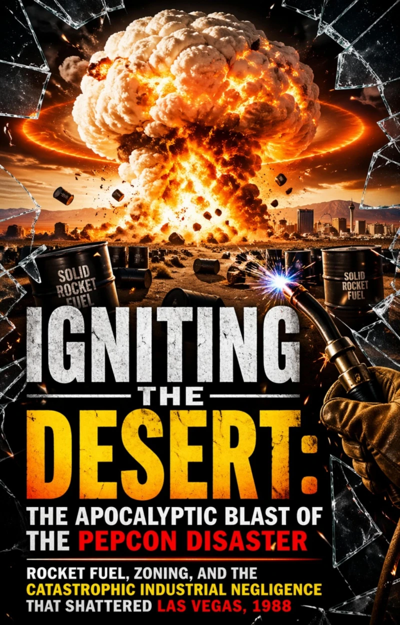 Portada: Igniting the Desert: The Apocalyptic Blast of the PEPCON Disaster