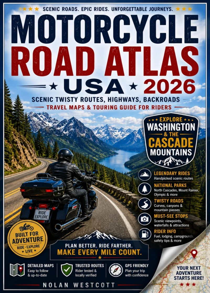Portada: Motorcycle Road Atlas USA 2026
