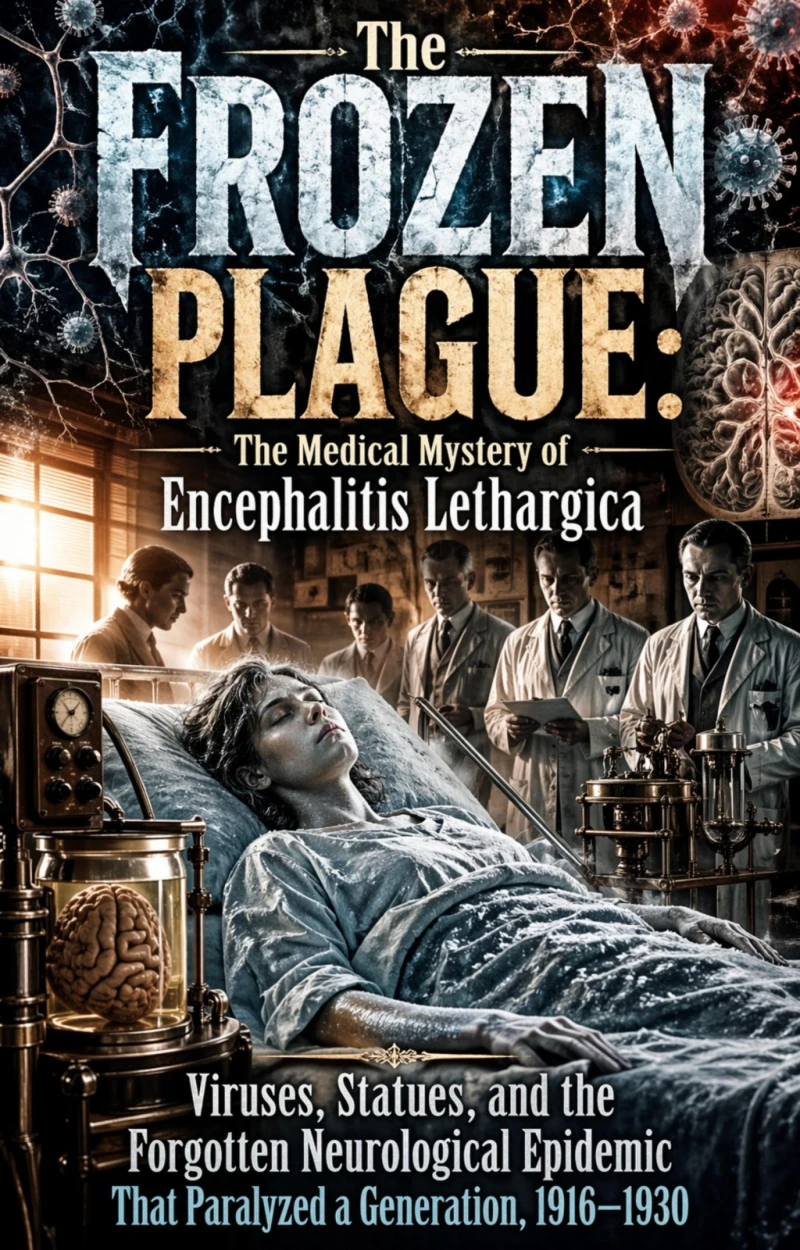 Portada: The Frozen Plague: The Medical Mystery of Encephalitis Lethargica