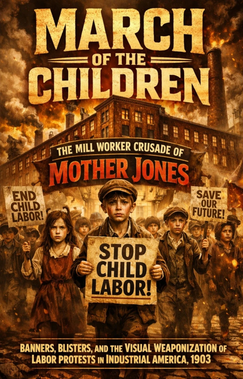 Portada: March of the Children: The Mill Worker Crusade of Mother Jones