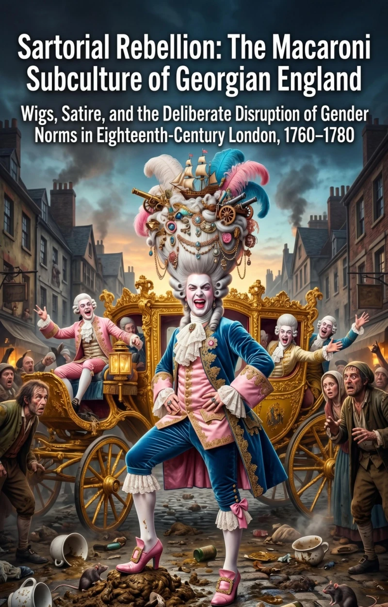 Portada: Sartorial Rebellion: The Macaroni Subculture of Georgian England
