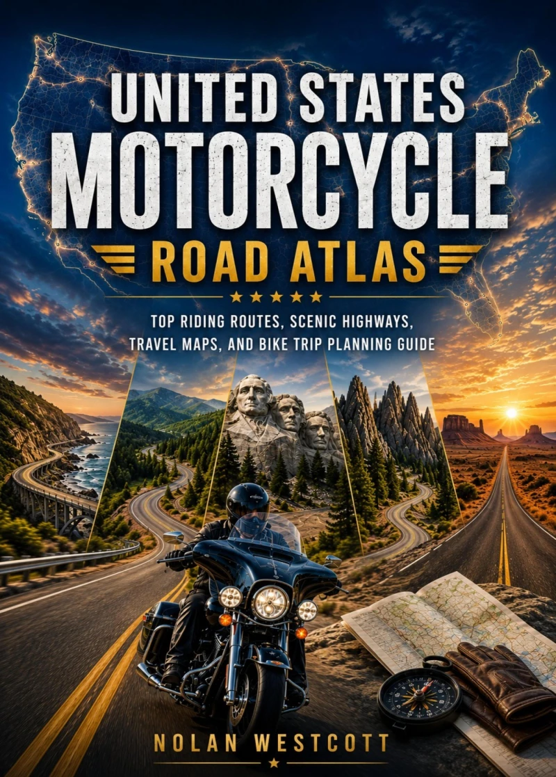 Portada: United States Motorcycle Road Atlas