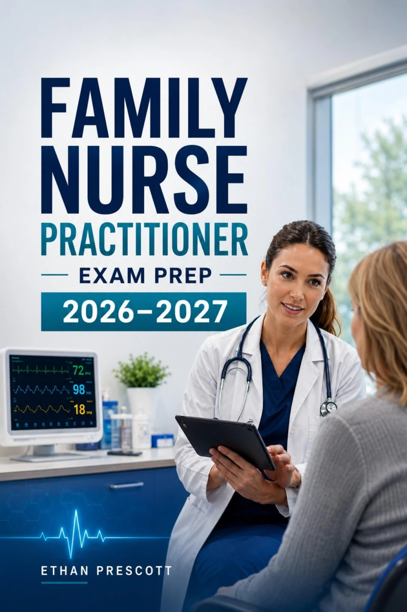 Portada: Family Nurse Practitioner Exam Prep 2026–2027