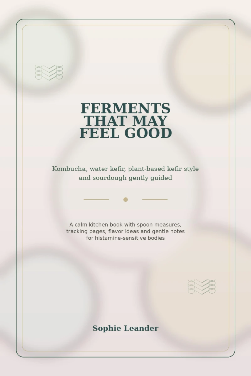 Portada: Ferments That May Feel Good