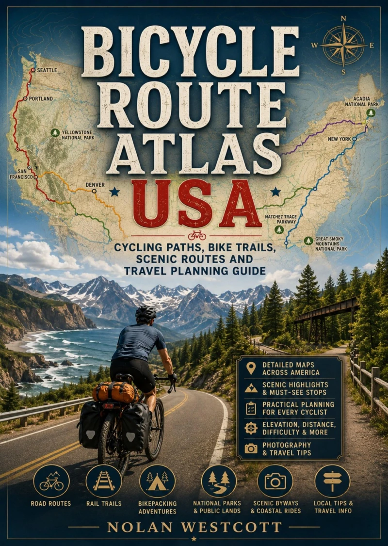 Portada: Adventure Motorcycle Atlas USA