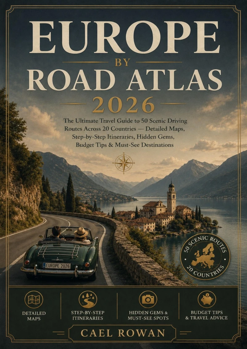 Portada: Europe by Road Atlas 2026