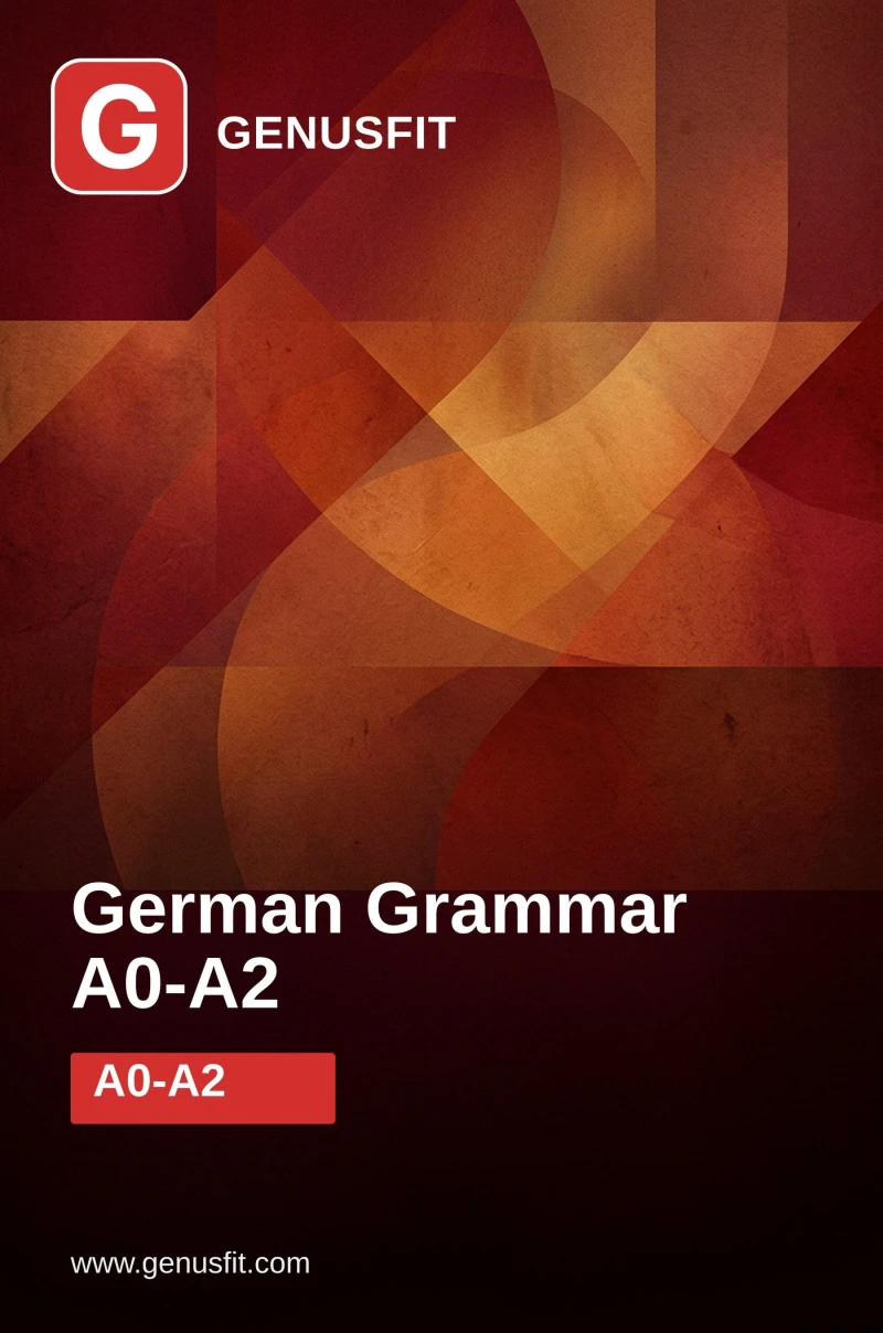 Portada: GenusFit: German Grammar A0-A2
