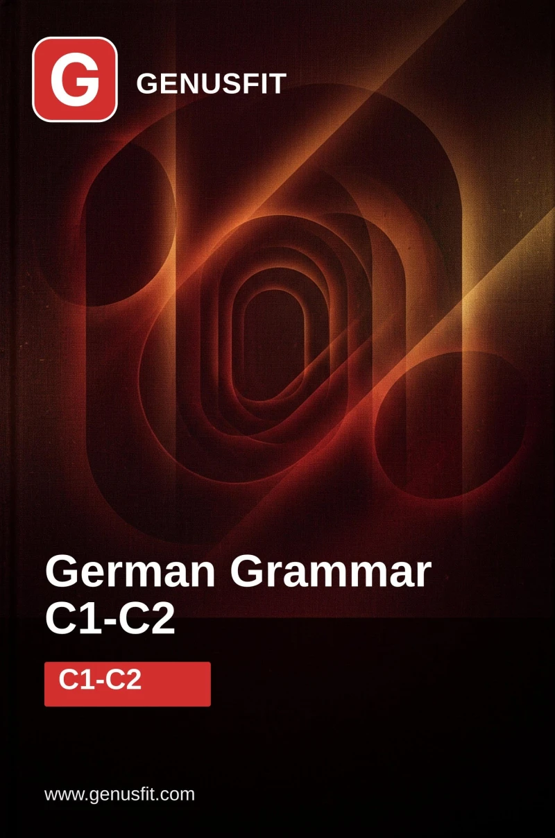 Portada: GenusFit: German Grammar C1-C2
