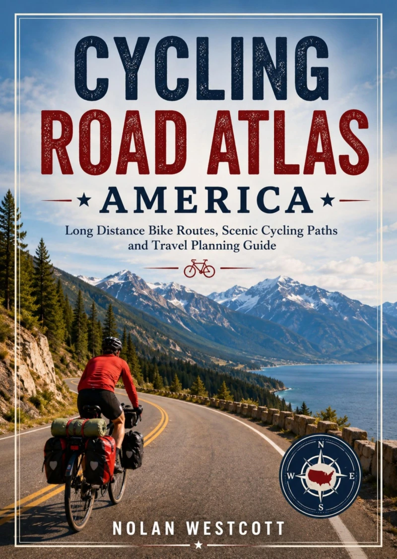 Portada: Cycling Road Atlas America