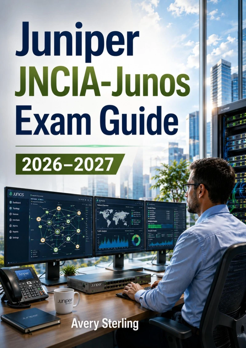 Portada: Juniper JNCIA-Junos Exam Guide 2026–2027