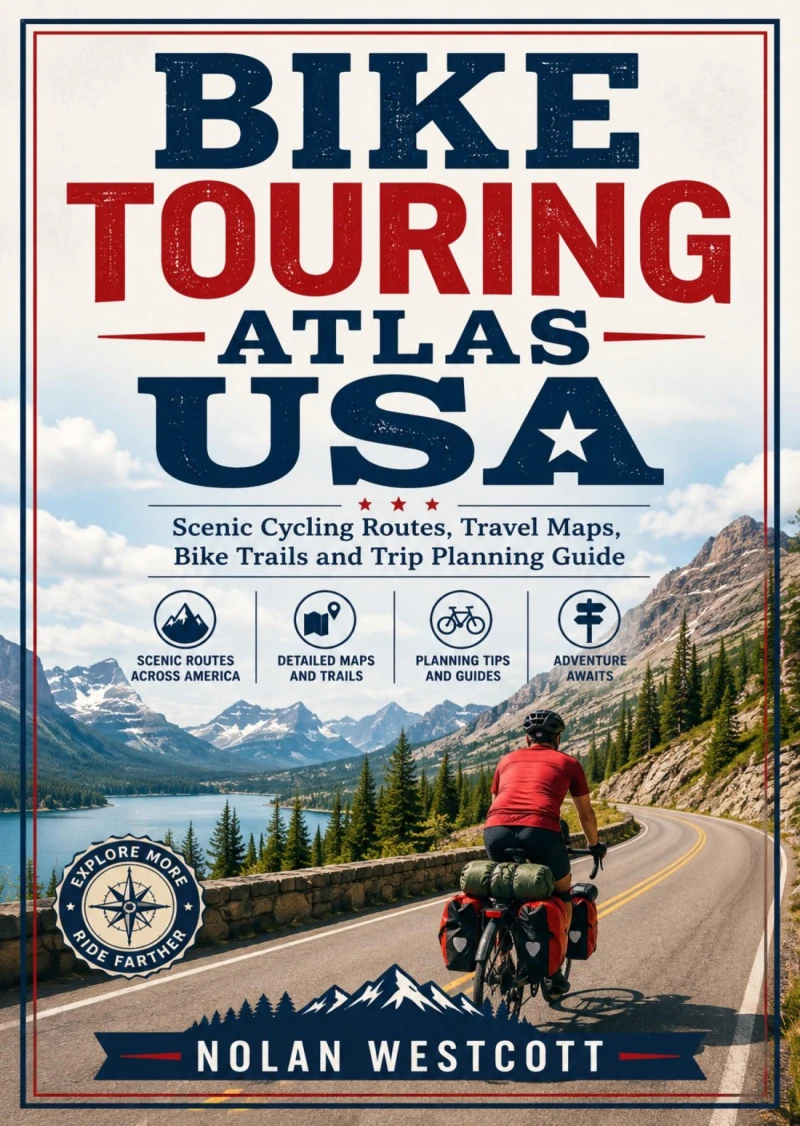 Portada: Bike Touring Atlas USA