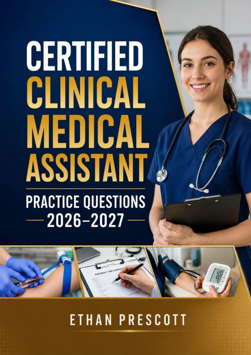 Portada: Certified Clinical Medical Assistant Practice Questions 2026–2027