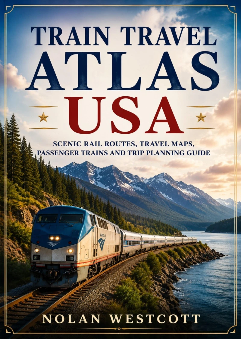 Portada: Train Travel Atlas USA
