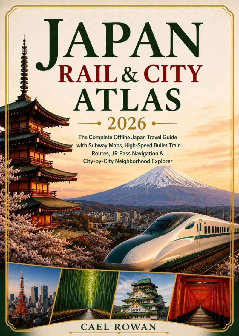 Portada: Japan Rail & City Atlas 2026