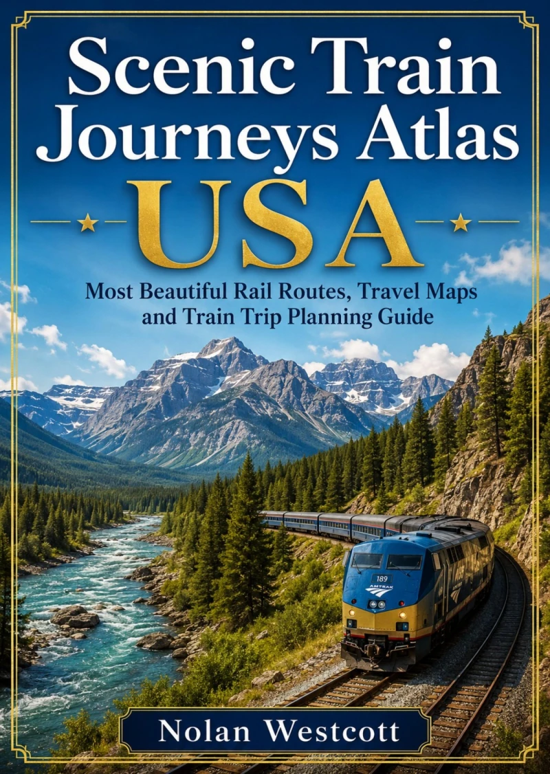Portada: Scenic Train Journeys Atlas USA