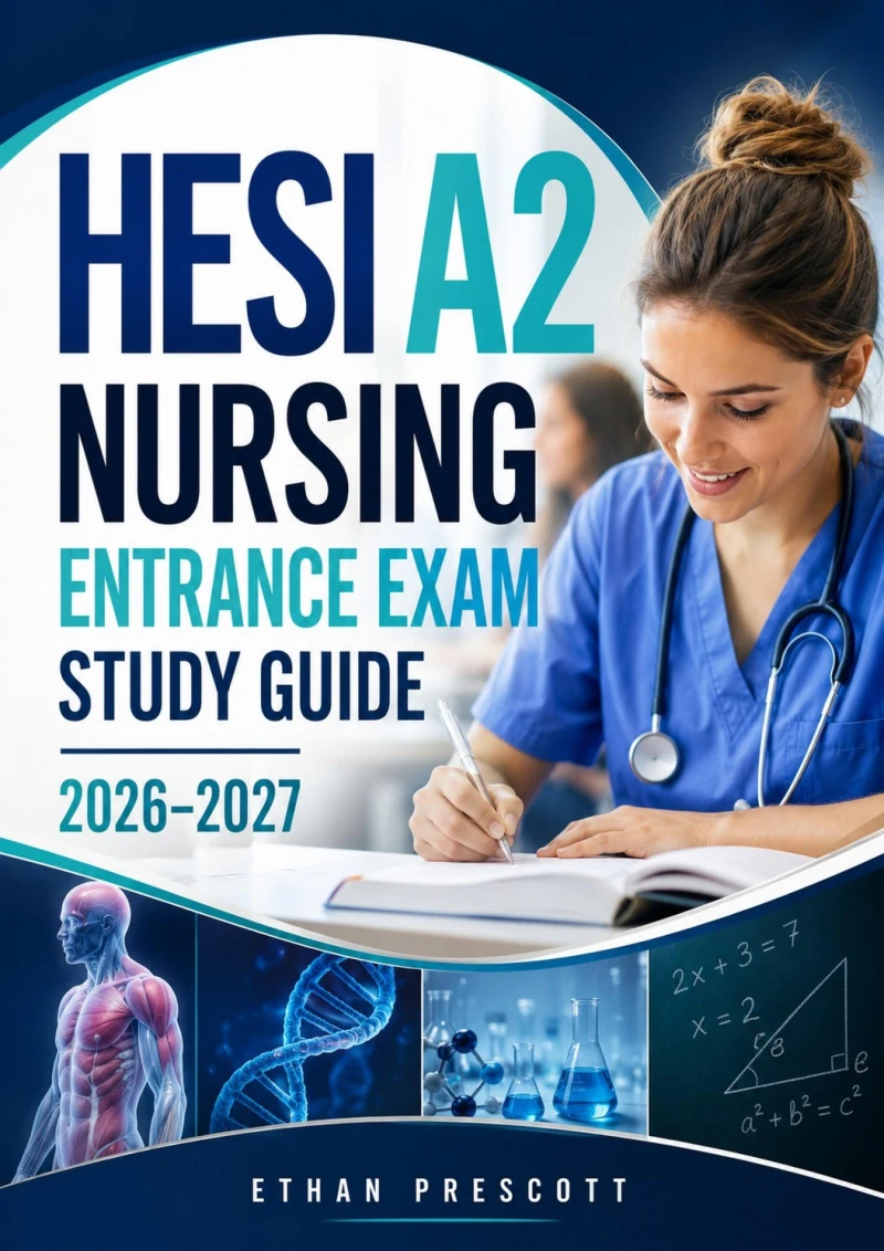 Portada: HESI A2 Nursing Entrance Exam Study Guide 2026–2027