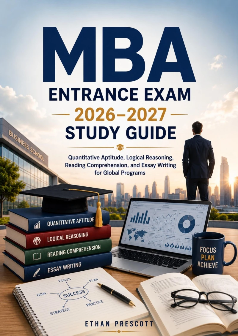 Portada: MBA Entrance Exam 2026–2027 Study Guide