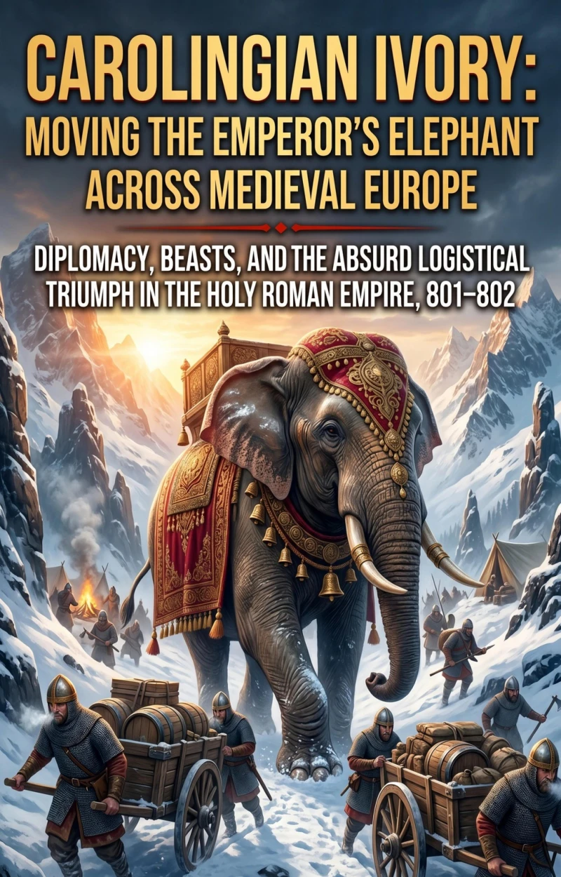 Portada: Carolingian Ivory: Moving the Emperor's Elephant Across Medieval Europe