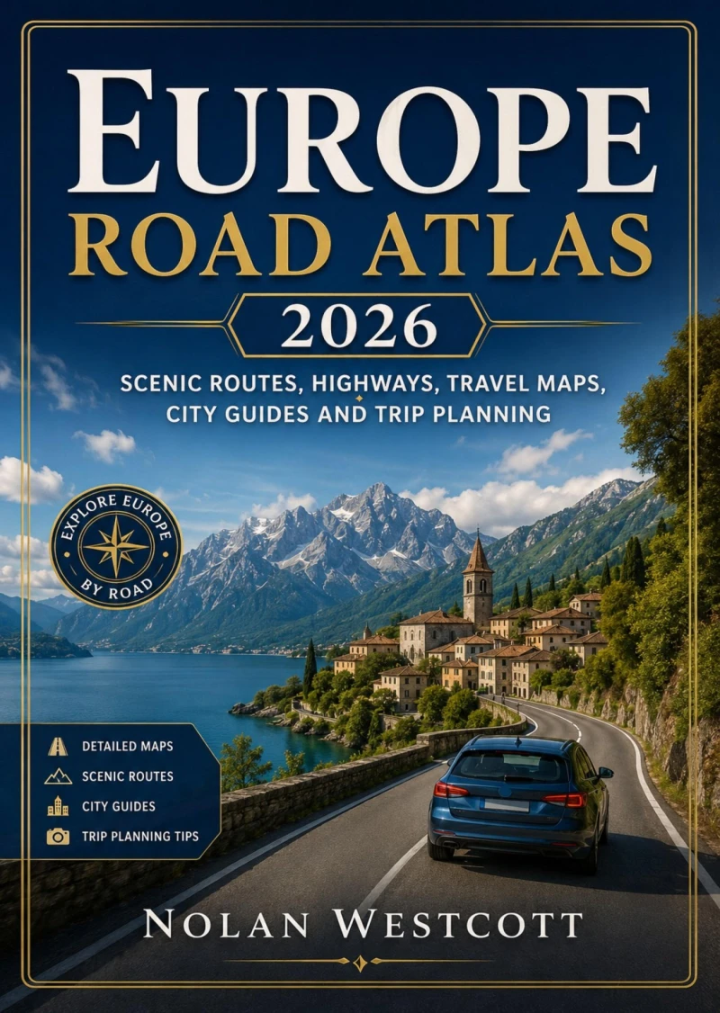 Portada: Europe Road Atlas 2026