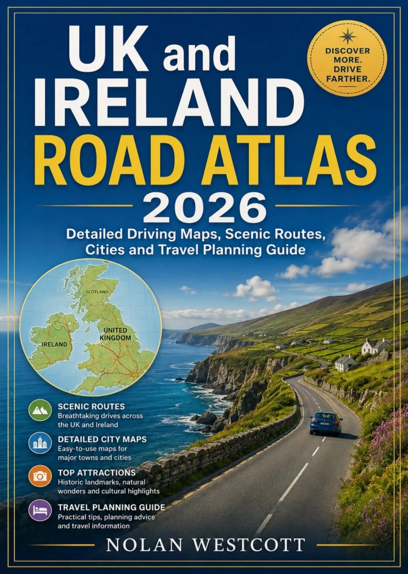 Portada: UK and Ireland Road Atlas 2026