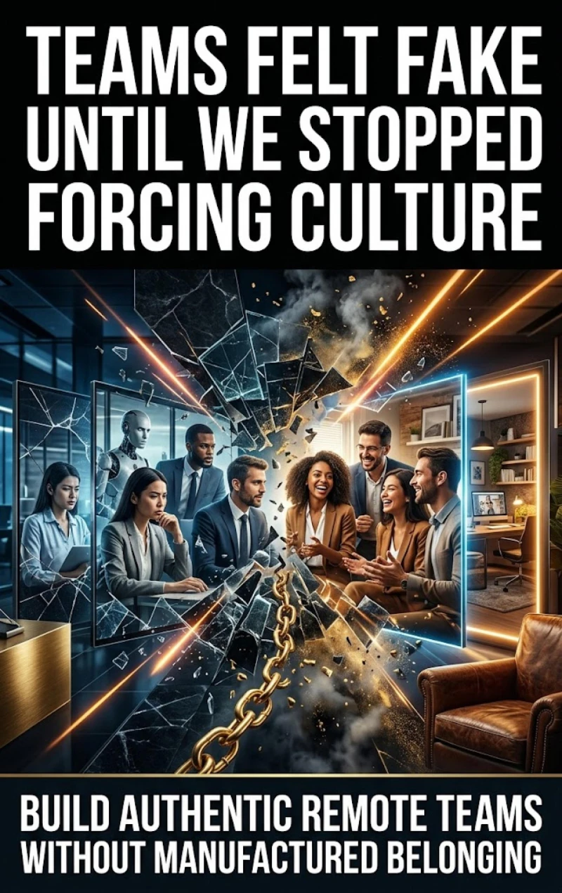 Portada: Teams felt fake until we stopped forcing culture