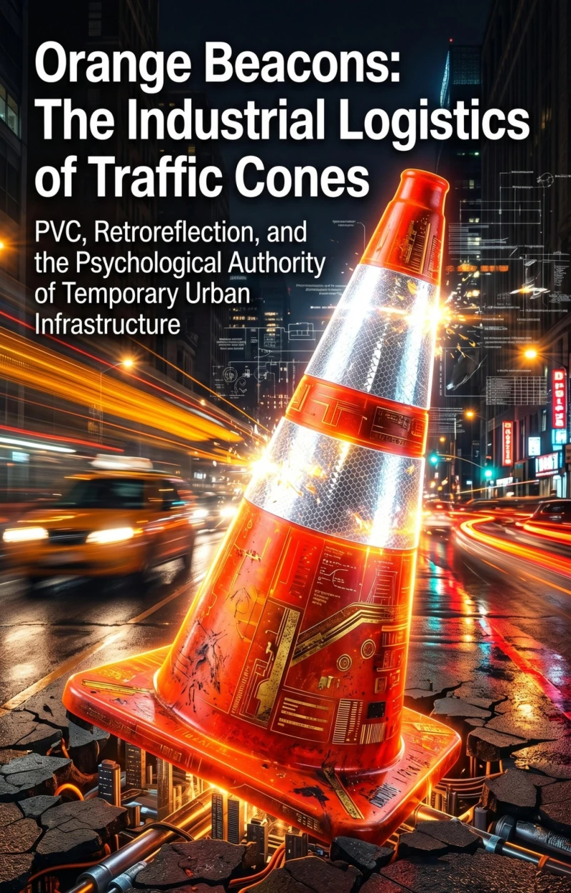 Portada: Orange Beacons: The Industrial Logistics of Traffic Cones