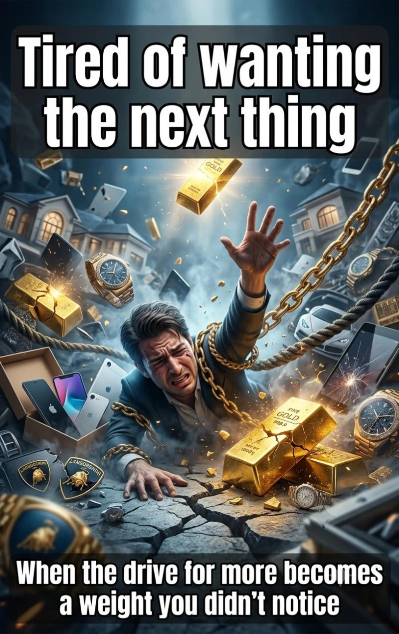 Portada: Tired of wanting the next thing