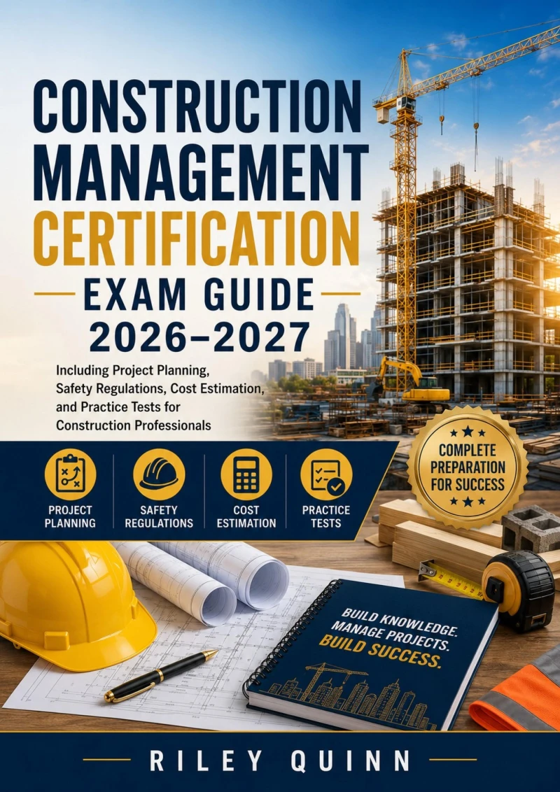 Portada: Construction Management Certification Exam Guide 2026–2027