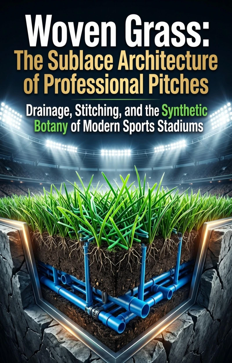 Portada: Woven Grass: The Subsurface Architecture of Professional Pitches