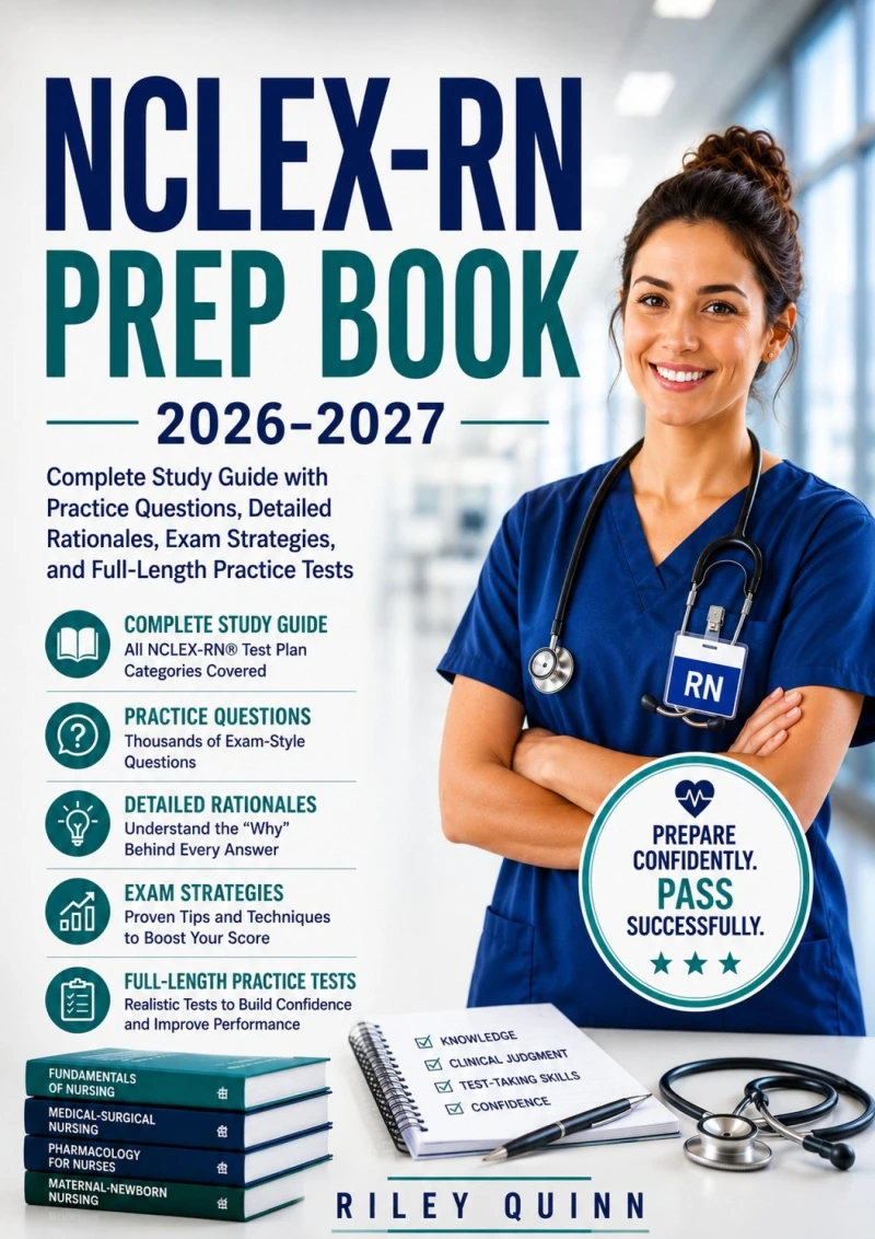 Portada: NCLEX-RN Prep Book 2026–2027