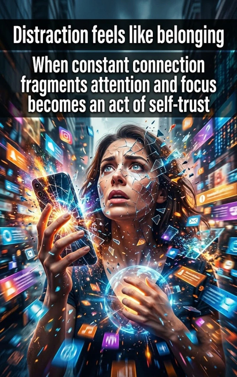 Portada: Distraction feels like belonging