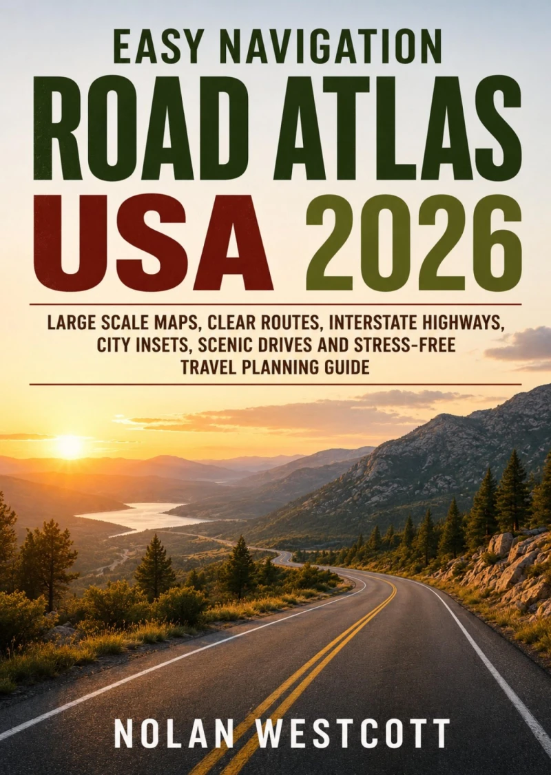 Portada: Easy Navigation Road Atlas USA 2026