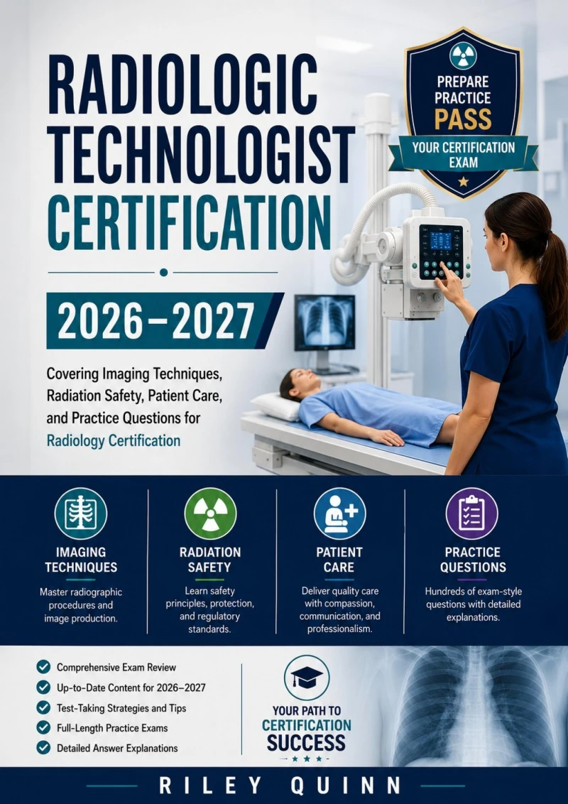Portada: Radiologic Technologist Certification Exam Guide 2026–2027