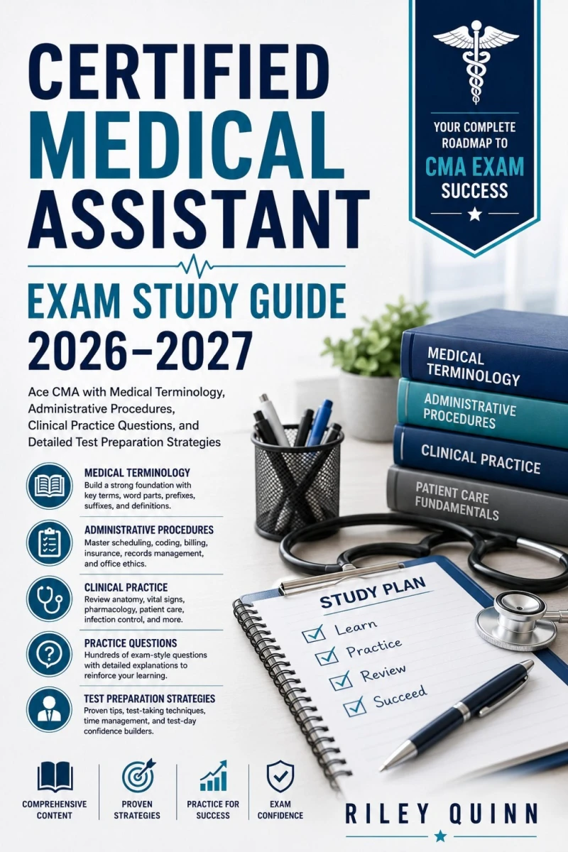 Portada: Certified Medical Assistant Exam Study Guide 2026–2027