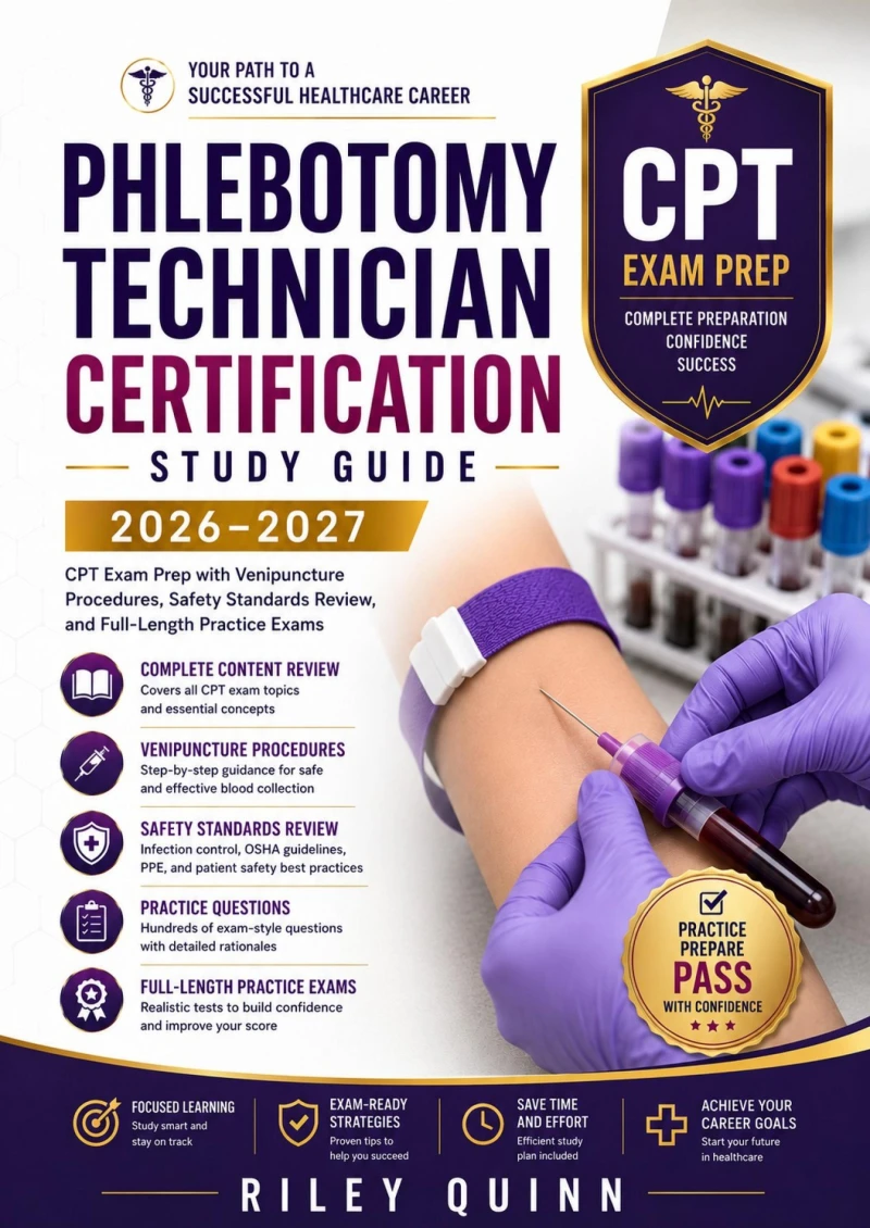 Portada: Phlebotomy Technician Certification Study Guide 2026–2027