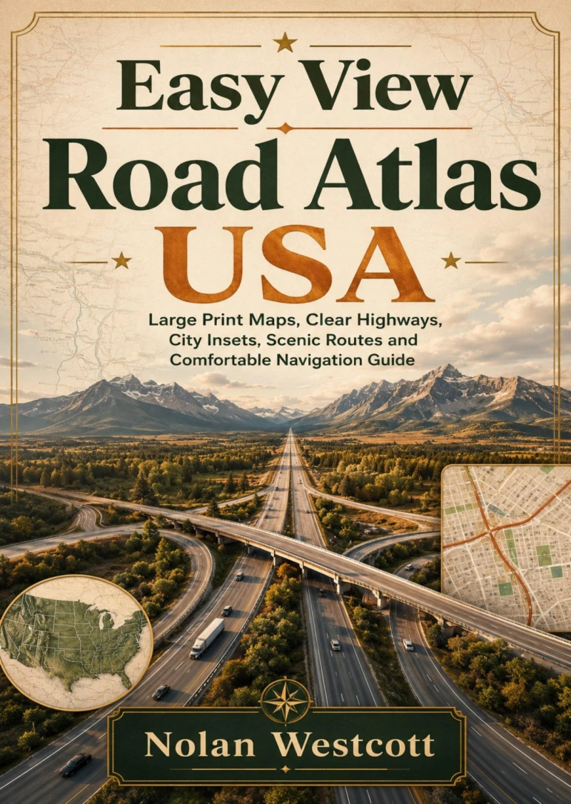 Portada: Easy View Road Atlas USA