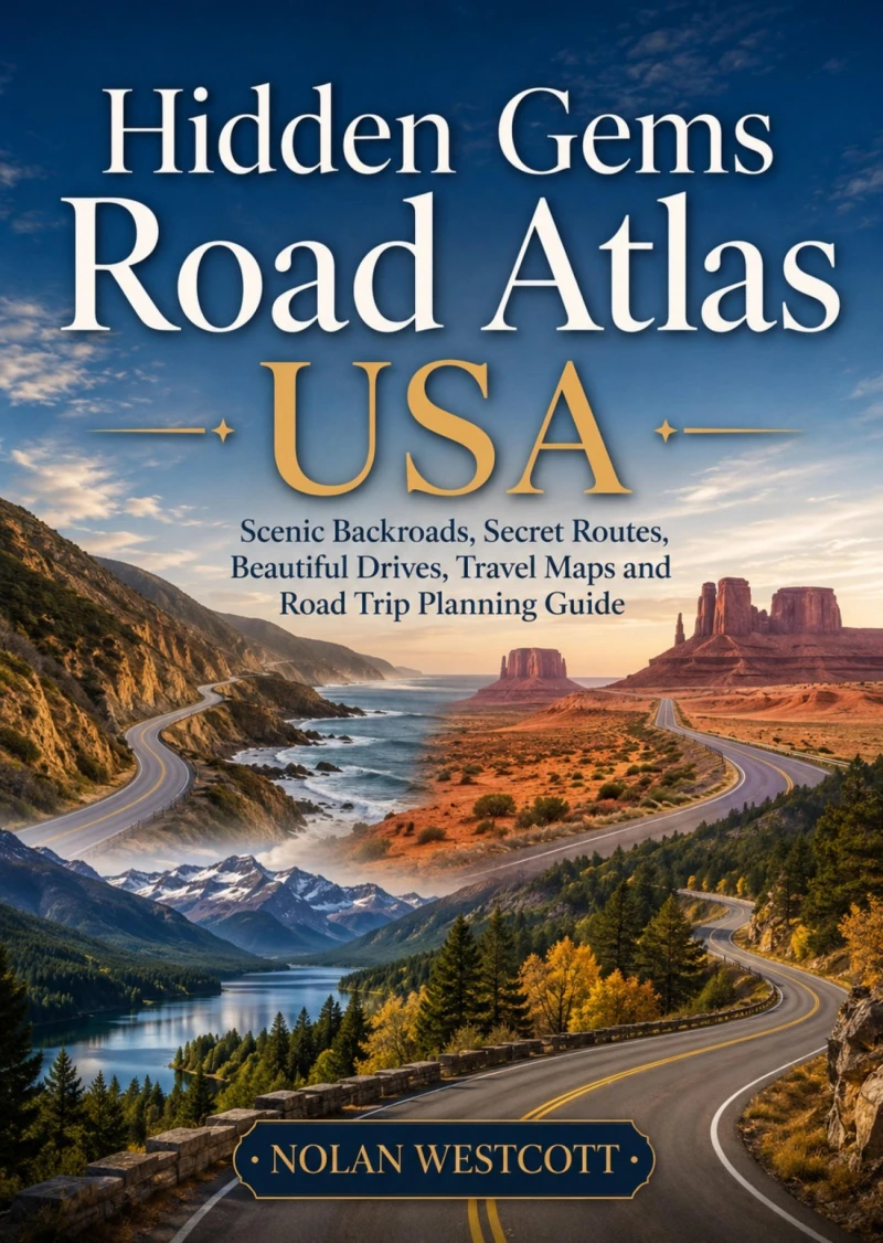 Portada: Hidden Gems Road Atlas USA