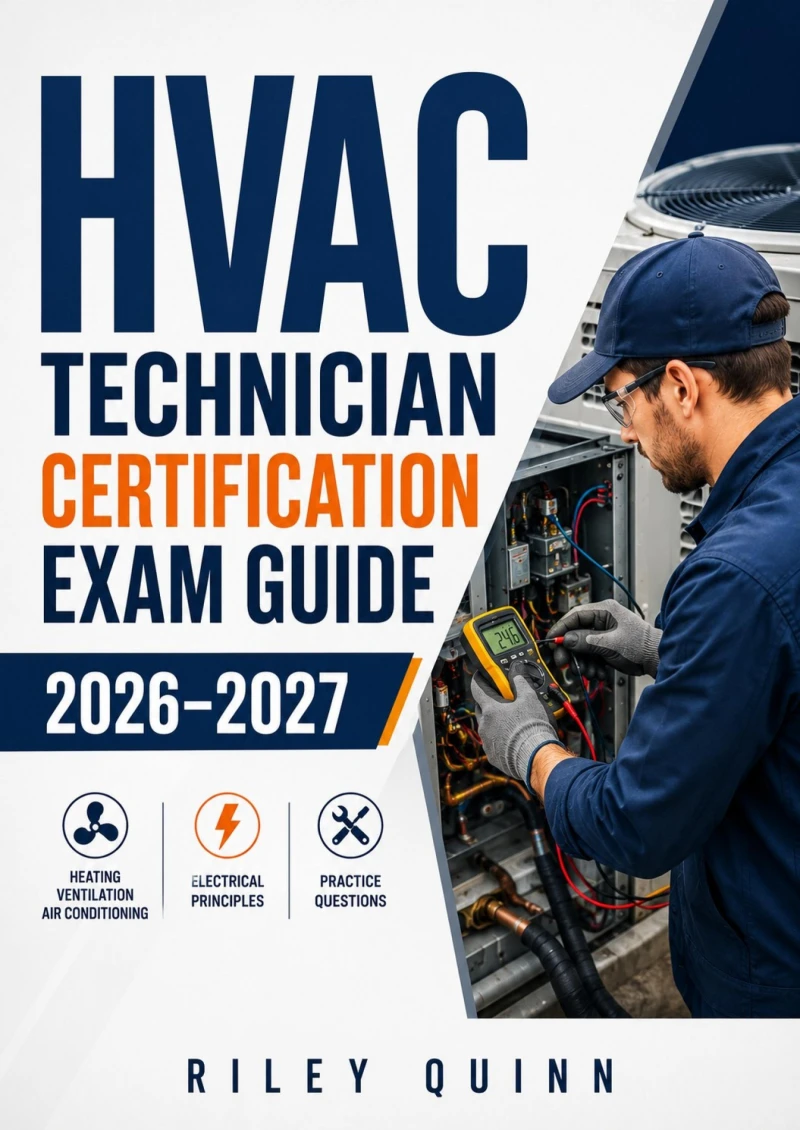 Portada: HVAC Technician Certification Exam Guide 2026–2027