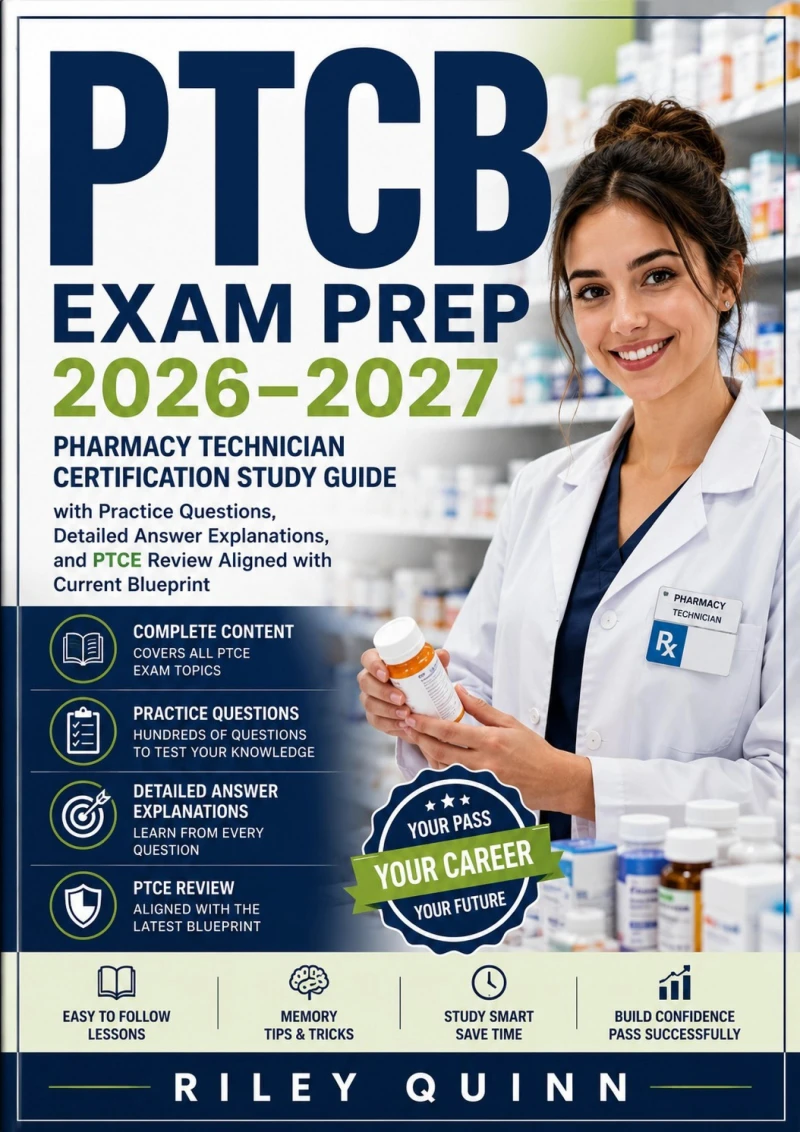Portada: PTCB Exam Prep 2026–2027