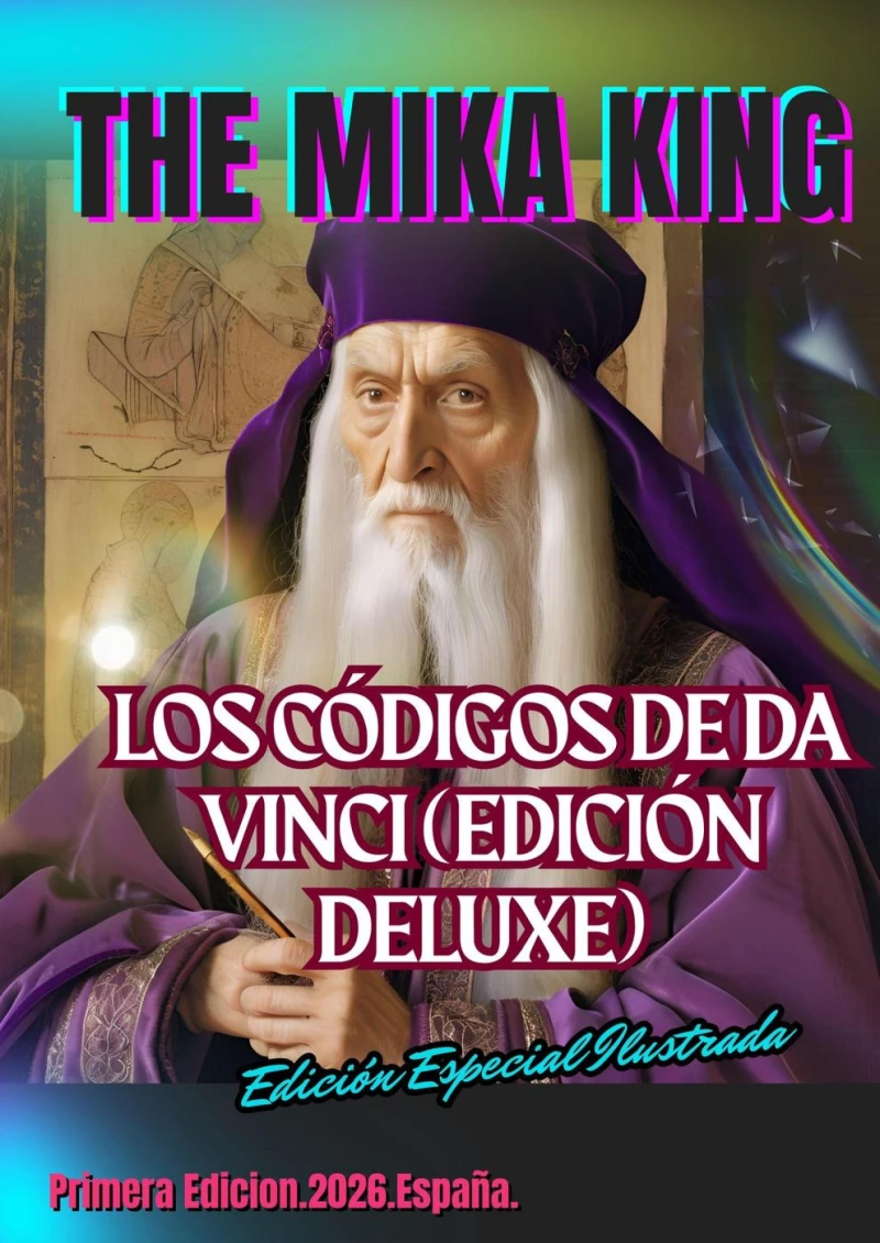Portada: LEONARDO DA VINCI: LOS CÓDIGOS DEL GENIO (Edición Especial Ilustrada Deluxe) The Mika Kin